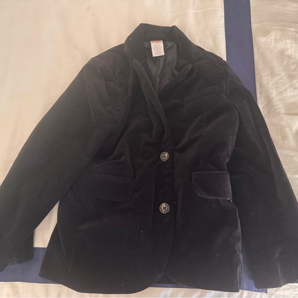 Gymboree Black velvet Kids Blazer